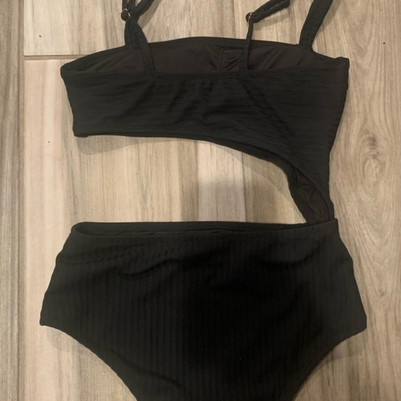 Shade & Shore Black Tankini Swin Suit Women Size L Targwt - Picture 2 of 4